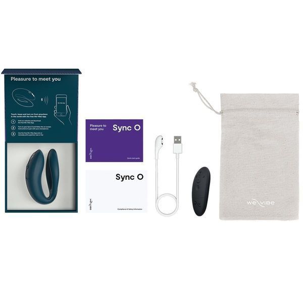 Смарт-вібратор для пар We-Vibe Sync O Velvet Green, пульт ДК SX0525