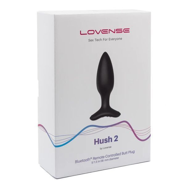 Анальна смарт-вібропробка Lovense Hush 2, розмір S SO6350