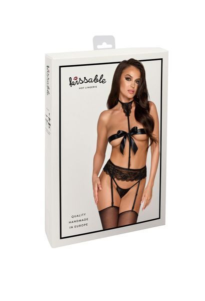 Комплект Kissable Bondage Kiss Set Black L/XL SX1961