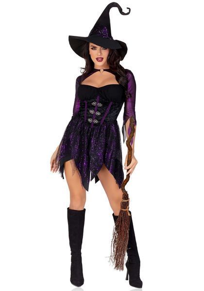 Костюм ведьмы Leg Avenue Mystical Witch L, платье, шляпа SO9334