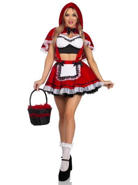 Костюм Красной Шапочки Leg Avenue Flirty Miss Red Top and Skirt L SX2781
