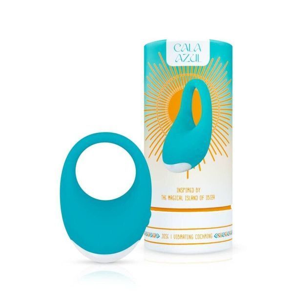 Эрекционное кольцо с вибрацией Cala Azul &ndash; Jose Vibrating Cockring, 10 режимов SO8888