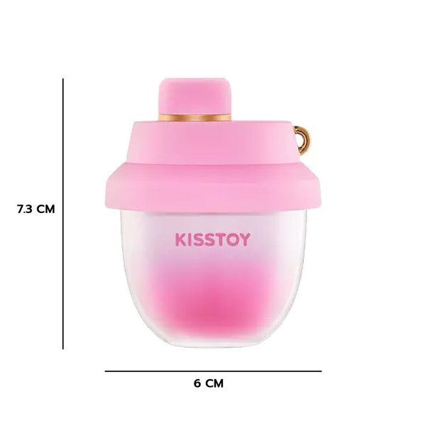 Вакуумный стимулятор-брелок KISSTOY Kiss Pods, 5 уровней интенсивности + Turbo-режим, 2 насадки SX1339