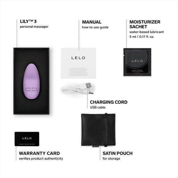 Мини-вибратор для клитора LELO Lily 3 Calm Lavender, 10 режимов, очень мощный SX0693