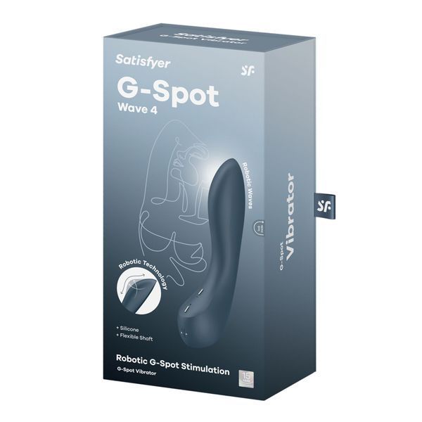 Стимулятор точки G Satisfyer G-Spot Wave 4, эффект ласки пальчиком, 12 режимов SX2167