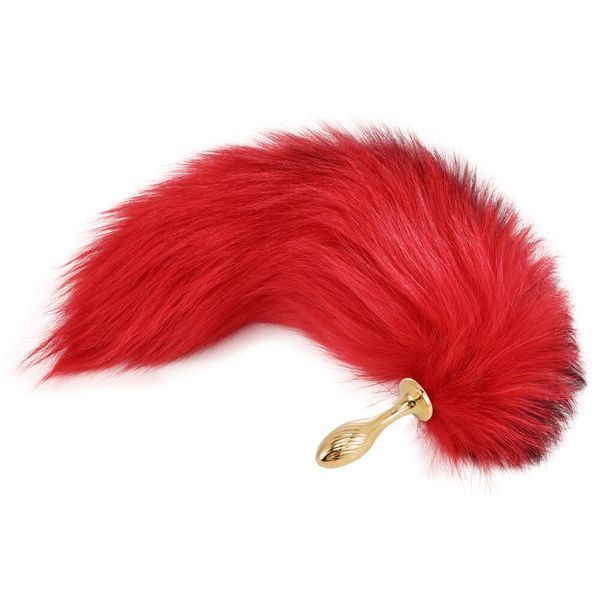 Анальная пробка с хвостом лисицы LOCKINK SEVANDA Red Vixen Set with Pear-shape Plug SX0907