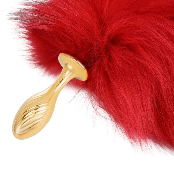 Анальная пробка с хвостом лисицы LOCKINK SEVANDA Red Vixen Set with Pear-shape Plug SX0907