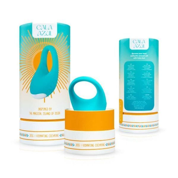 Эрекционное кольцо с вибрацией Cala Azul &ndash; Jose Vibrating Cockring, 10 режимов SO8888