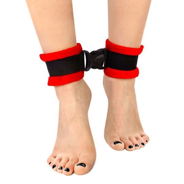 Поножи Art of Sex Ankle Cuffs - Soft Touch Красные SO8498