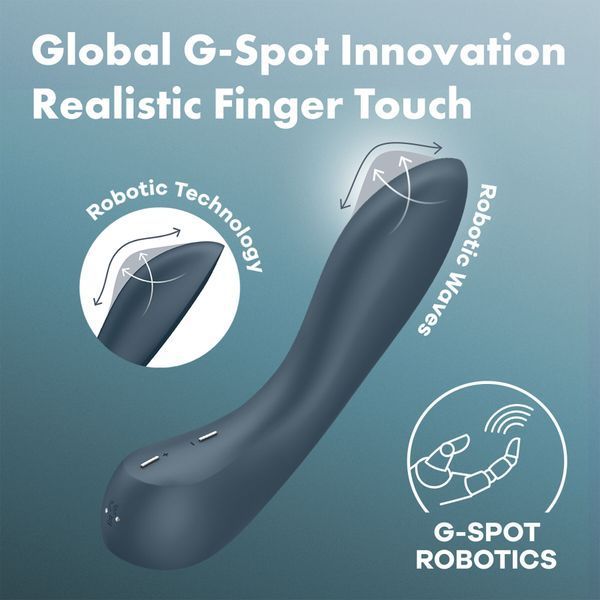 Стимулятор точки G Satisfyer G-Spot Wave 4, эффект ласки пальчиком, 12 режимов SX2167