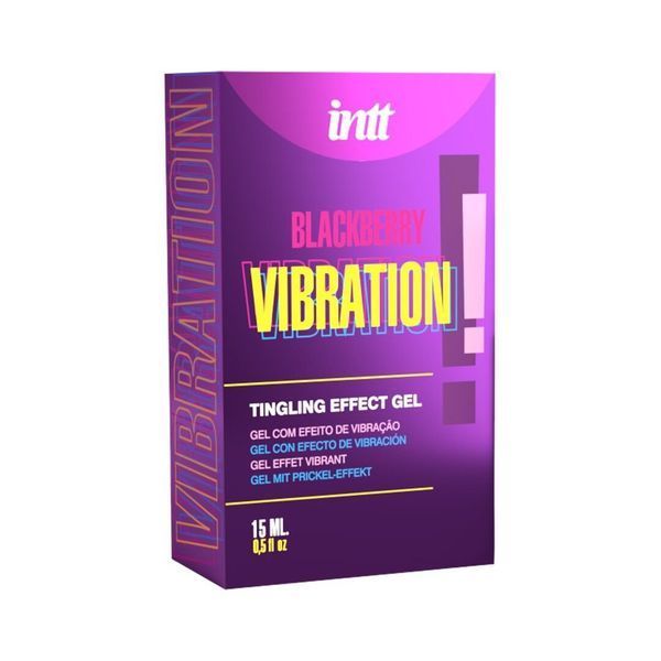 Жидкий вибратор Intt Vibration Blackberry (15 мл) со вкусом ежевики SX2661