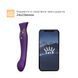 Смартвибратор 3в1 Zalo &mdash; Queen Set Twilight Purple, пульсирующая жемчужина и вакуум, кристалл Swarovski SO6664 фото 2