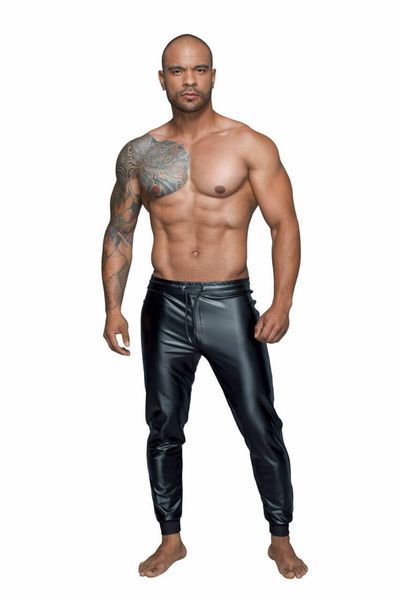 Чоловічі трегінси Noir Handmade H063 Powerwetlook treggings, XXL, мокрий ефект SX0119