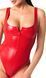 Красный боди эко кожа Noir Handmade F352 Red powerwetlook body - XL SX1978 фото 5