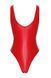 Красный боди эко кожа Noir Handmade F352 Red powerwetlook body - XL SX1978 фото 7