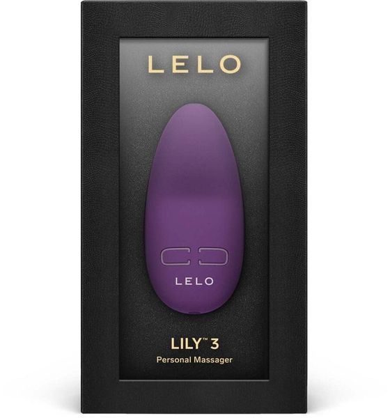 Мини-вибратор для клитора LELO Lily 3 Dark Plum, 10 режимов, очень мощный SX0694
