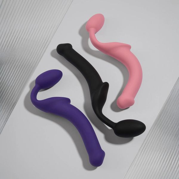 Безремінний страпон Strap-On-Me Rose S, повністю регульований, діаметр 2,7 см SX2567