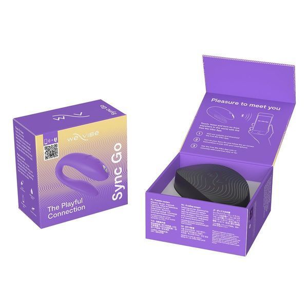 Смарт-вибратор для пар We-Vibe Sync GO Light Purple, тревел-кейс SX0527