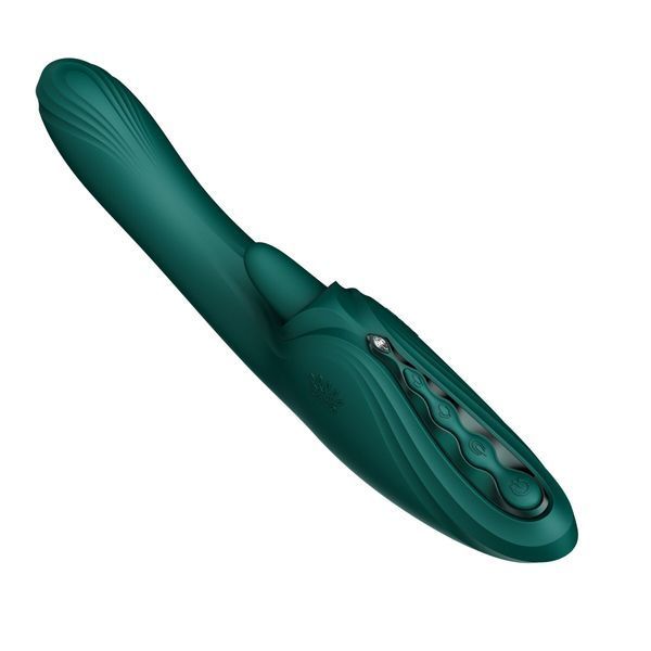 Вибратор-кролик Zalo Ares Turquoise Green SX2693