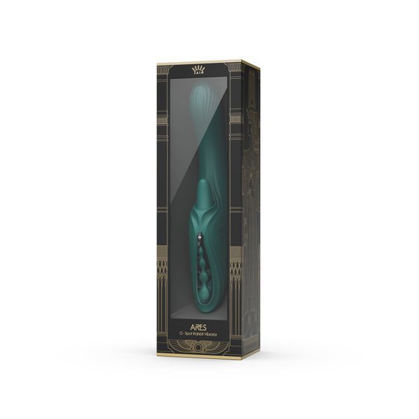 Вибратор-кролик Zalo Ares Turquoise Green SX2693