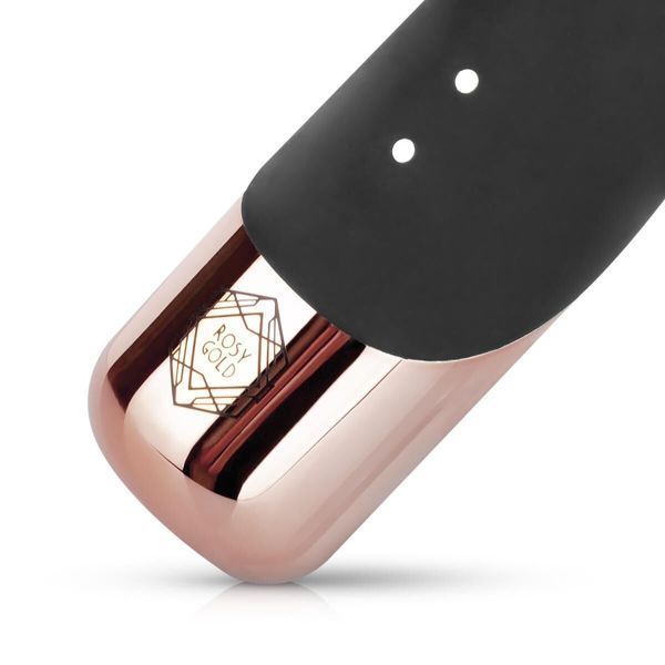 Вибратор-кролик Rosy Gold - Rabbit Vibrator with thrusting function - Black SX3069