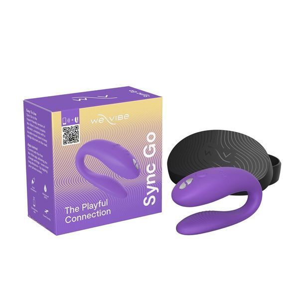 Смарт-вибратор для пар We-Vibe Sync GO Light Purple, тревел-кейс SX0527