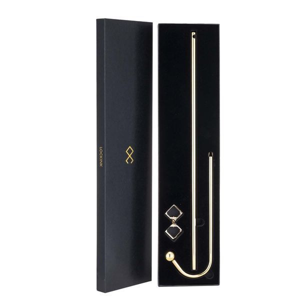 Анальний гак LOCKINK Golden Adjustable Anal Hook Set SX0858