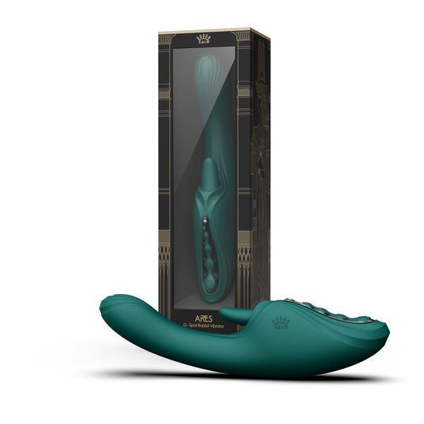 Вибратор-кролик Zalo Ares Turquoise Green SX2693