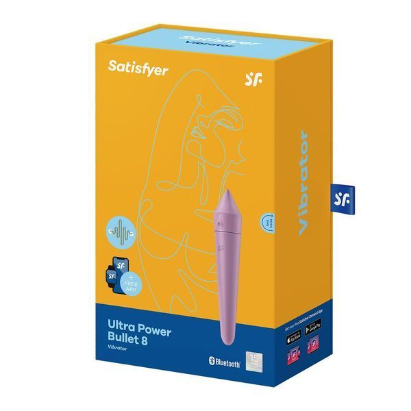 Смарт-минивибратор Satisfyer Ultra Power Bullet 8 Lilac SO5438