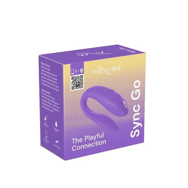 Смарт-вибратор для пар We-Vibe Sync GO Light Purple, тревел-кейс SX0527