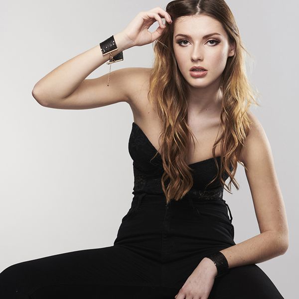 Наручники Bijoux Indiscrets Desir Metallique Handcuffs - Black, металеві, стильні браслети SO2663