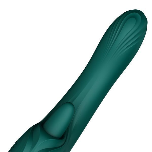 Вибратор-кролик Zalo Ares Turquoise Green SX2693