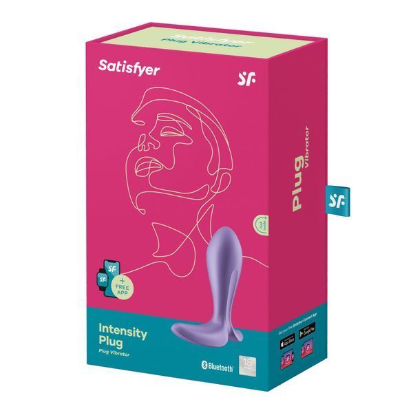 Анальная смарт-пробка с вибрацией Satisfyer Intensity Plug Purple SO8626