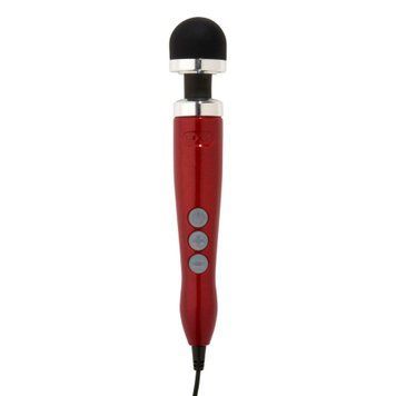 Вібромасажер DOXY Die Cast 3 Candy Red, дуже потужний, живлення 220В, металевий корпус SO2603