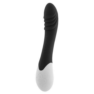 Вібратор S Pleasures Premium Phoenix, для точки G, чорний, водостійкий, 16 видів вібрації, нагрів SX1614