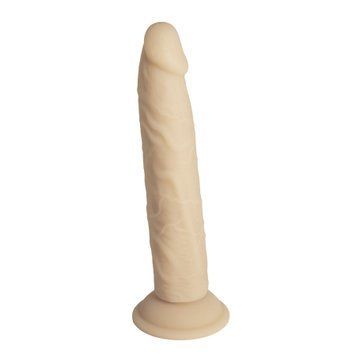 Фаллоимитатор Naked Addiction &mdash; 9&Prime; Silicone Dual Density Bendable Dildo Vanilla, вибропуля в подарок SO8906
