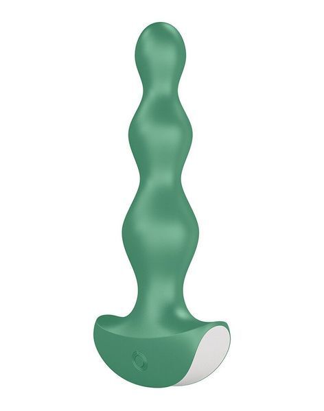 Анальный стимулятор-бусины с двумя моторами Satisfyer Lolli-Plug 2 Green SO4926