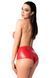Красные кожаные шортики Noir Handmade F356 Red powerwetlook shorts - S SX2124 фото 4