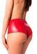 Красные кожаные шортики Noir Handmade F356 Red powerwetlook shorts - S SX2124 фото 1