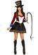Костюм дрессировщицы Leg Avenue Classic Ringmaster Costume S, платье, шляпа SO9193 фото 4