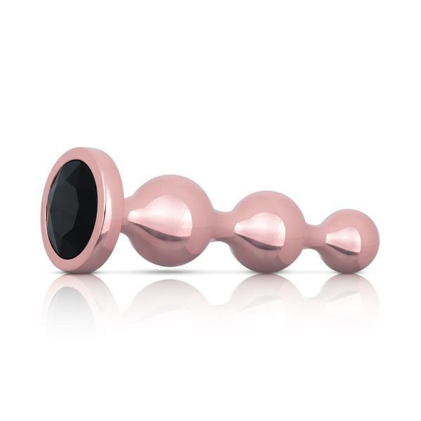 Набор анальных игрушек Rosy Gold - Metal Butt Plug Set 3 Pieces SX3070