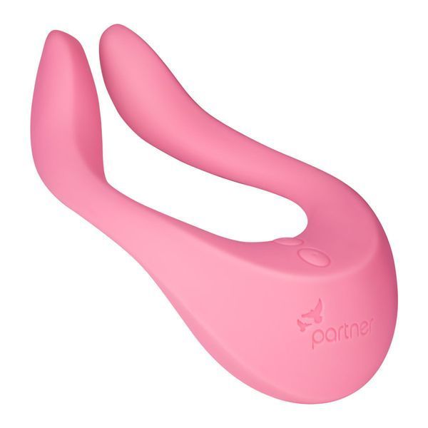 Вибратор для пар Satisfyer Endless Joy Pink, 3 независимых мотора, многофункциональный SO2306