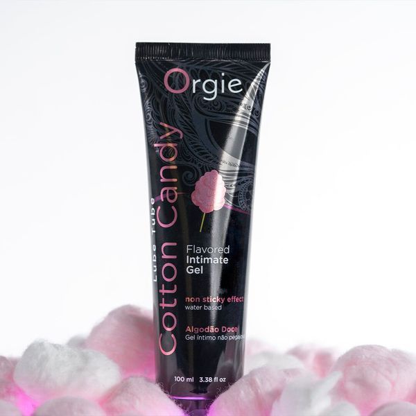 Лубрикант на водній основі Orgie Lube Tube Cotton Candy, 100 мл, зі смаком та ароматом солодкої вати SX1522
