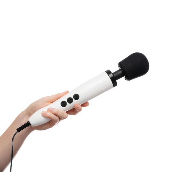 Вибромассажер DOXY Original White, очень мощный, питание 220В, пульсирующие вибрации SO1431