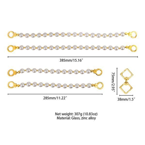 Жемчужные наручники и поножи LOCKINK Pearl Handcuffs & Anklecuffs SX0909