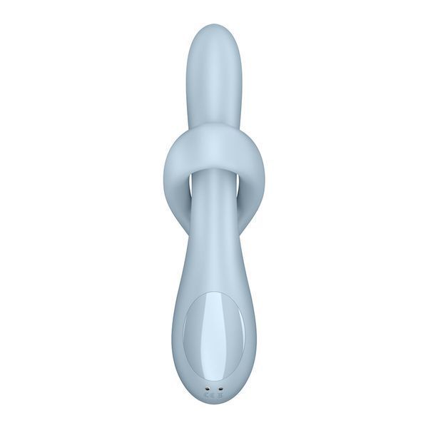 Вибратор с ротацией Satisfyer Heat Flex 4 Blue, подогрев до 39&deg;C SX2169