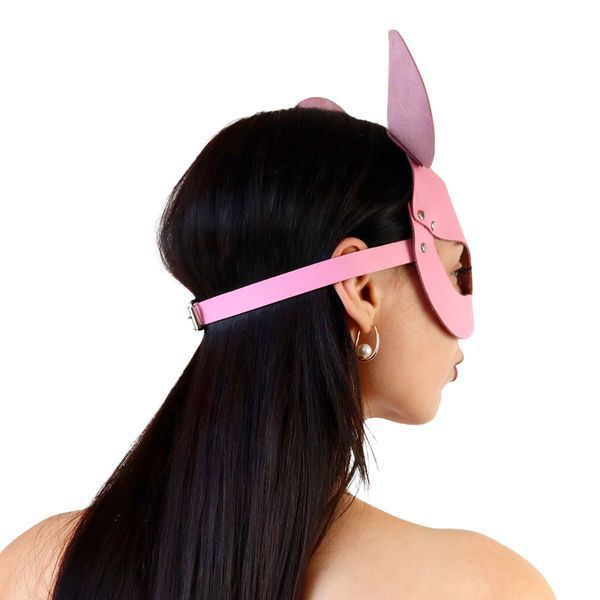 Кожаная маска мышки Art of Sex - Mouse Mask, цвет Розовый SO9652