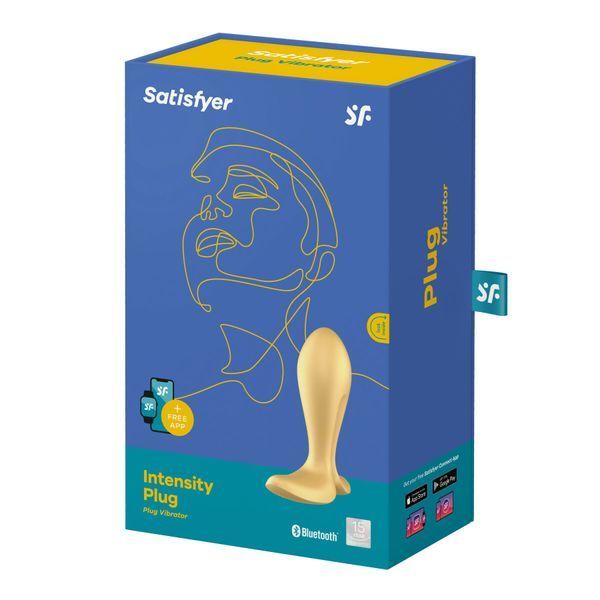 Анальна смарт-пробка з вібрацією Satisfyer Intensity Plug Gold SO8627