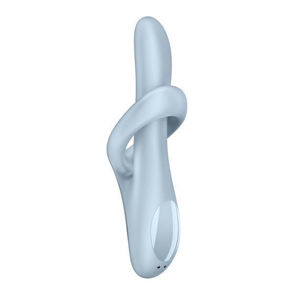 Вибратор с ротацией Satisfyer Heat Flex 4 Blue, подогрев до 39&deg;C SX2169