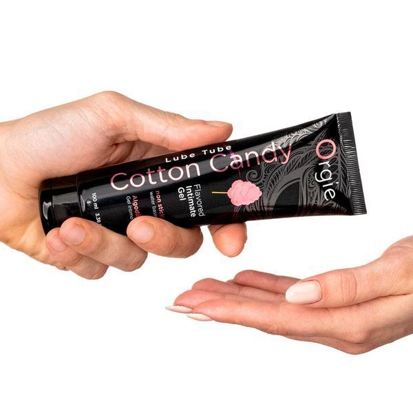 Лубрикант на водній основі Orgie Lube Tube Cotton Candy, 100 мл, зі смаком та ароматом солодкої вати SX1522